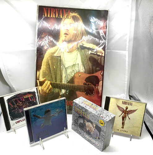 Nirvana lot with poster - cd,