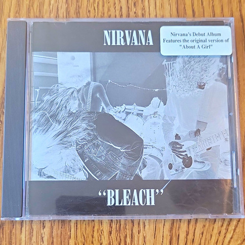 Nirvana bleach album 1989 - cd,