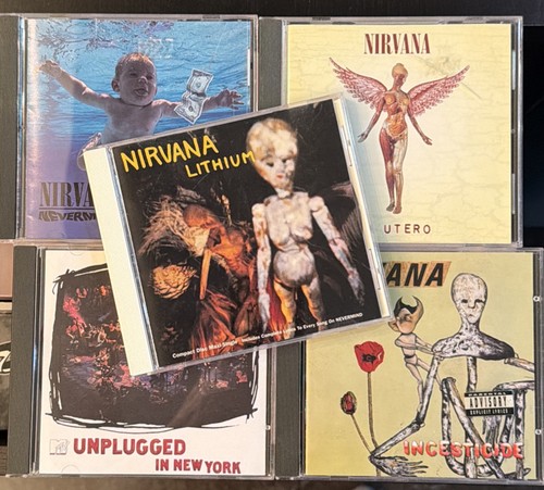 Nirvana lot nevermind in - 5, cd